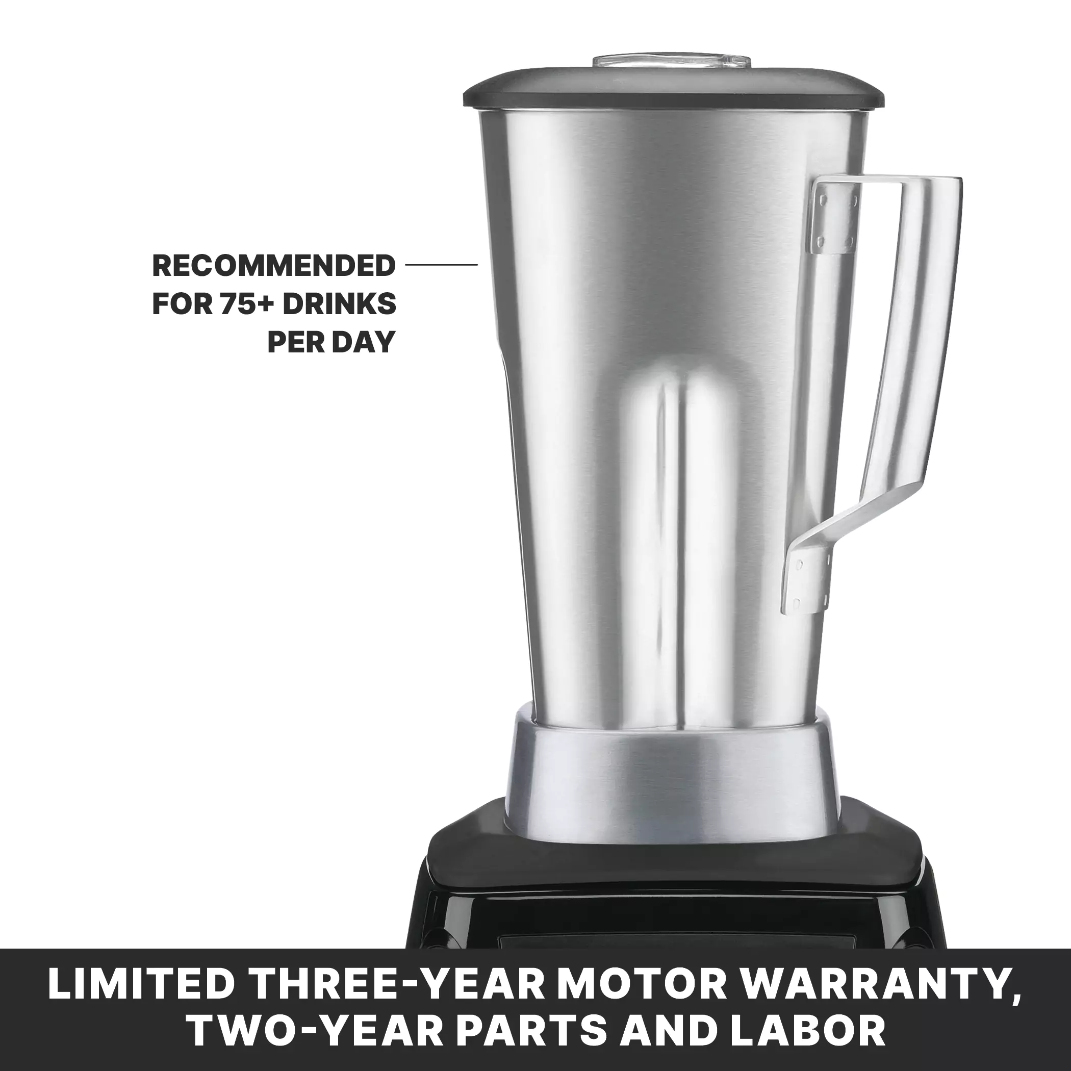 Xtreme Blender with Paddle Switches and 64 oz. Stainless Steel Container